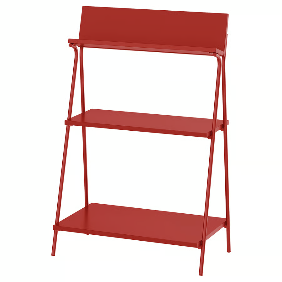 KRONIKOR Open storage, red, 60x35x91 cm, 90574598