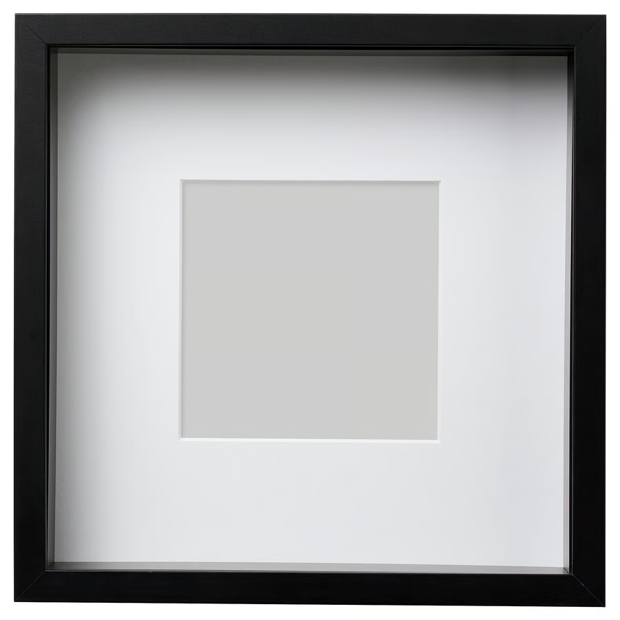SANNAHED Frame, black, 25x25 cm, 60459123