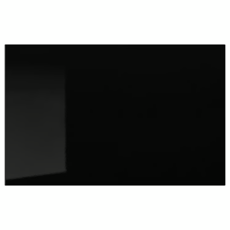 SELSVIKEN Door/drawer front, high-gloss black, 60x38 cm, 20291625